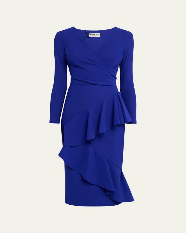 Bodycon Ruffle Midi Dress